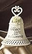 Happy 25th Wedding Anniversary Gift Porcelain Bell #40092