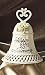 Happy 25th Wedding Anniversary Gift Porcelain Bell #40092
