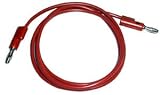 Pomona Stacking Banana Plug Patch Cord, Red, 36 OAL