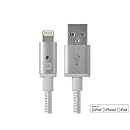 Monoprice 112872 Luxe Series Apple MFi Certified Lightning to USB Charge &amp; Sync Cable, 6ft White