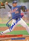 Tavo Alvarez, Montreal Expos, 1993 Fleer Ultra Rookie Autographed Card