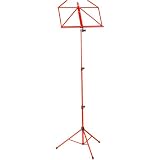 PROTEC DELUXE MUSIC STAND EURO DESK (RED)