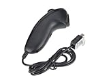 Black Nunchuk Nunchuck for Nintendo Wii Motion Plus