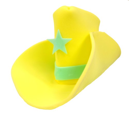 Jumbo Size Foam Cowboy Hat - Yellow