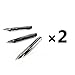 2 X Nikko Manga Pen Nib N-Gpen 3-Pics Set(Total of 6 Pics)