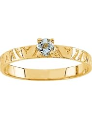 Jewelplus Youth Genuine Birthstone Ring 14K Yellow March
