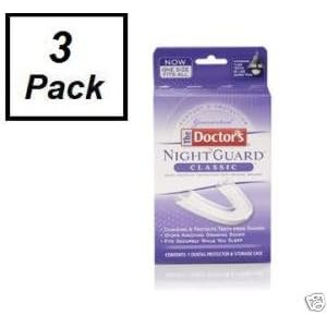 Click here to buy The Doctor's 3 Pack Classic Night Guard Teeth Grinding Protection.
