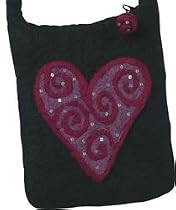 Felted Heart Purse Kit