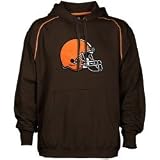 Cleveland Browns Brown Classic Twill Helmet Logo Hoody Sweatshirt