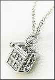 Silver Tone Prayer Box Pendant