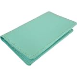 Caribbean Blue Baekgaard Leather Brights Card holderr for business cards or credit cards~Many Colors