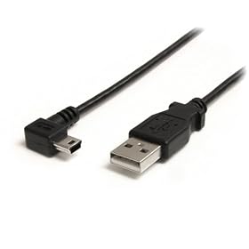 Startech.com 6 feet Mini USB Cable - A to Right Angle Mini B