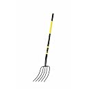 Truper 30323 Tru Pro Manure Fork, 5-Tine, Fiberglass Handle, 10-Inch Grip, 50-Inch