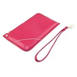 Designer ZIP Handy Tasche Handtasche mit Reißverschluss Passend für Samsung Galaxy S5830 Ace/S5670 Fit/Galaxy S5660 Gio/B7800/Galaxy S5570 Mini/B7510 Pro/S7250 Wave M Wave725/S5380 Wave Y Wave538/A817/T379/i927/B5510/S5360/Corby 2 II S3853/S3850L/S3850/I5500/I5510/I5700/I5800/I5801/I6210/I6220/I6500U/i7110/i7410/I7500/i780/I8000/i8510/I8520/I8700/i8910/i897/i900 Omnia/Galaxy I9000 S/I9001 S Plus/Galaxy I9003 SL/I909 S/I9103 Z/Galaxy I9010 S Giorgio Armani Hülle Case Etui Bag Schutzhülle Pink