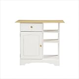 Island in White/Maple - Kitchen Essentials - New Visions by Lane - 394-002
