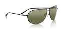 Serengeti Salto Gunmetal Black Tannery/Grey Green POLARIZED PHOTOCHROMIC Sunglasses (SE7046)