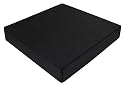 Duro-Med Nylon Oxford Covered Latex Wheelchair Cushion, Black, 3 x 16 x 16"