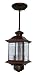 Heath Zenith SL-4350-AZ Solid Brass Motion Activated Pendant Light, Antique Bronze