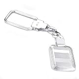 Sterling Silver Rectangular Keychain