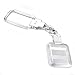 Sterling Silver Rectangular Keychain