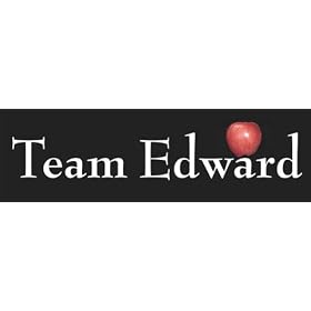 Team Edward; Bumper Sticker/Decal