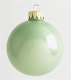 Pack of 20 Pearl Soft Green Glass Ball Christmas Ornaments 1.25