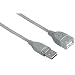 Hama USB-2.0-Verl&auml;ngerungskabel, geschirmt, Grau, 1,80 m