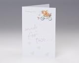 Bicycle Made for Two Wedding Card