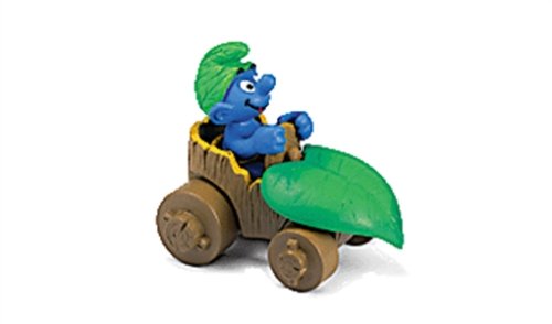 Schleich Smurf in Car