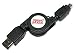 LINDY Retractable FireWire Cable, 4 Pin to 6 Pin, 80cm