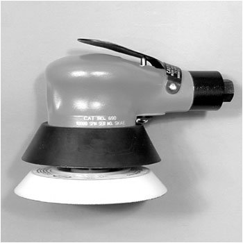 Sioux 690 5 Air Finishing Sander - 40HP Dual Action Lever Thrtl 10K RPM 316 Orbit Diameter