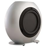 KEF HTB2 Gloss Silver Powered Subwoofer
