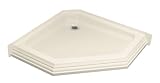 KOHLER K-9468-47 Memoirs FRP Neo-Angle Shower Receptor, Almond