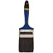 Weiler 3" Width, 11/16" Thickness, 2-1/2" Bristle Length, Black China Bristles, Nickel Ferrule, Professional Varnish Brush With Blue Foam Handle