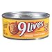 Pet Supplies : 9 Lives Shredded Canned Food for Cats- net wt. 5.5 oz., case of 6 4-packs