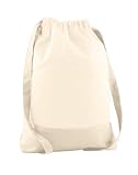 Twill Drawstring Backpack