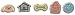 Dog -Brads Assorted 20/Pk