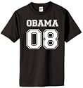 OBAMA 08 (athletic) on 100% Heavy Cotton T-Shirt by Anvil