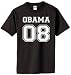 OBAMA 08 (athletic) on 100% Heavy Cotton T-Shirt by Anvil