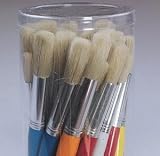 Review S&S Worldwide  / Assorted Stubby Brushes (Pk/36)