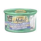 Fancy Feast Elegant Medleys Wild Salmon Florentine with Garden Greens (24/3-oz cans)
