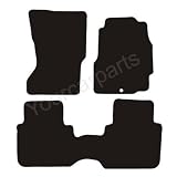 Honda CRV Manual Only Tailored Car Mats (1997-2001) Black Ultimate Carpet (Luxury Range)
