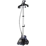 Rowenta IS6200 Compact Valet Full Size Fabric Steamer with Foot Operated On-Off Switch, 1500-Watt, Blue