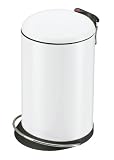 Hailo 0514-340 Design Tret-Abfallsammler Trento&reg; TOPdesign 16, weiss