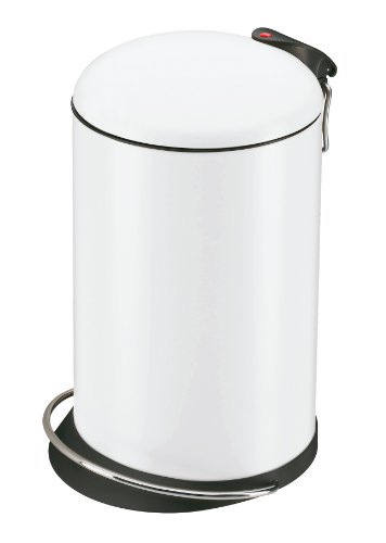 Hailo 0514-340 Design Tret-Abfallsammler Trento&reg; TOPdesign 16, weiss