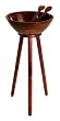 Mountain Woods 4 Piece Mahogany Caesar Salad Set