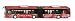 Siku - Vehicule sans piles - Bus RATP rouge et noir