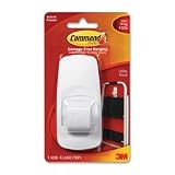 3M Commercial Office Supply Div. : Jumbo Hooks,Adhesive,1 Hook/4 Strips,7-1/2 lb Cap.,White -:- Sold as 1 PK
