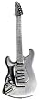 Left Handed Stratocaster Electric Guitar Metal Belt Buckle
