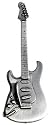 Left Handed Stratocaster Electric Guitar Metal Belt Buckle